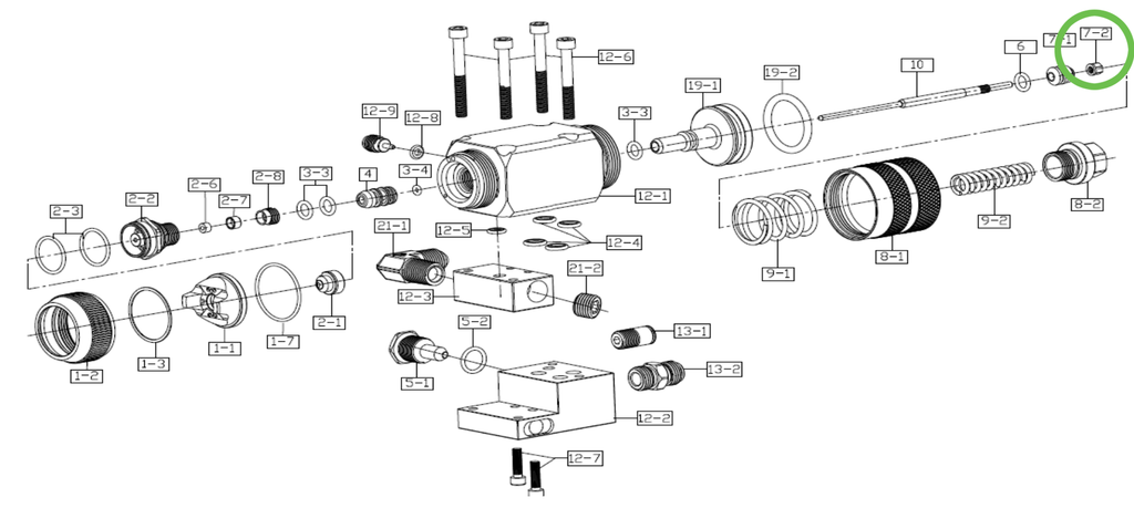 Auto VIPER-X® Needle Rod Screw - Total Finishing Supplies