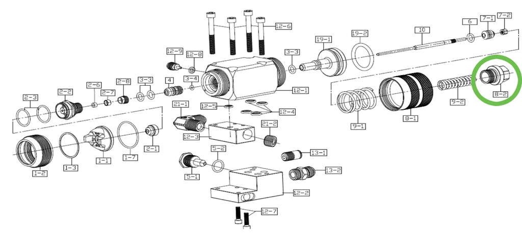 Auto VIPER-X® Adjustment Knob Set - Total Finishing Supplies