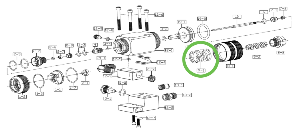 Auto VIPER-X® Needle Spring 1 - Total Finishing Supplies