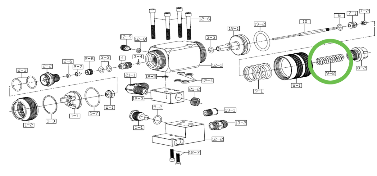 Auto VIPER-X® Needle Spring 2 - Total Finishing Supplies