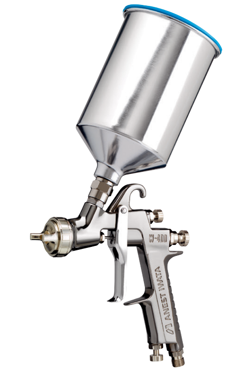 Anest Iwata W400-LV Gravity Manual Spray Gun - Total Finishing Supplies