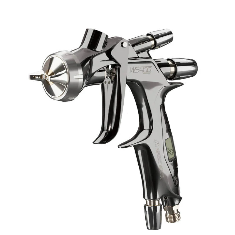 Anest Iwata WS-400 Series 2 Clear Coat Gravity Feed Spray Gun - Total Finishing Supplies