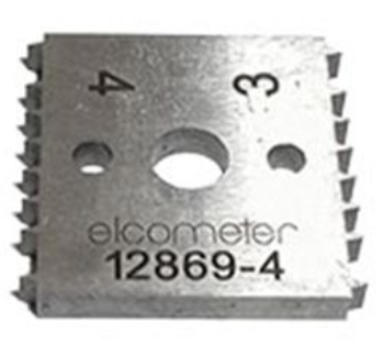 Elcometer Spare Cutter Blade, 6 Teeth x 2mm: 0 - 125µm; 0 - 5.0mils