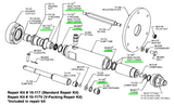C.A. Technologies Repair Kit - 14:1 Fluid Section - Total Finishing Supplies
