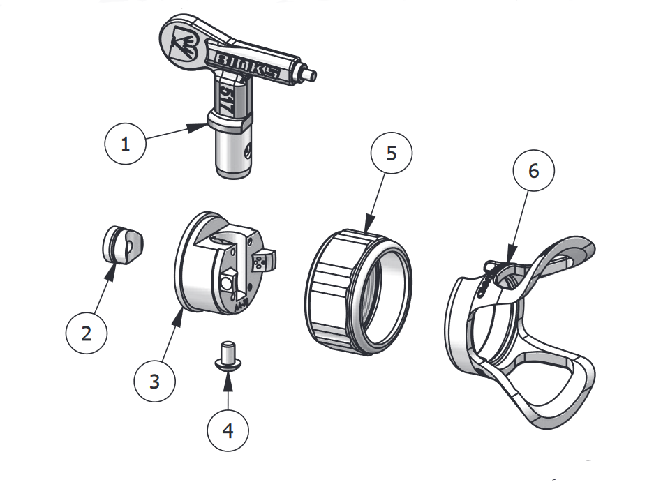 Binks Trophy AA Series 1600 Air Assisted Airless Spray Guns - Total Finishing Supplies