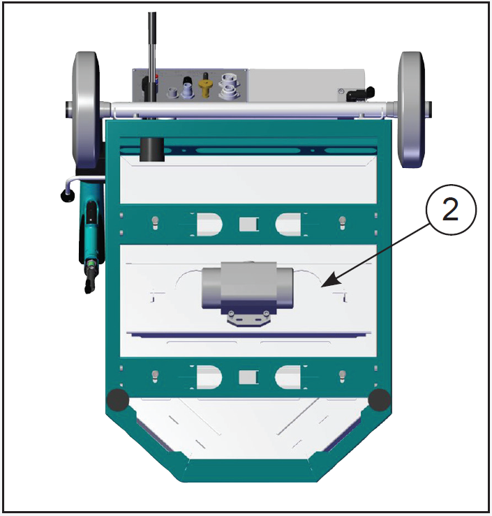 Topcoater Bottom Motor - Total Finishing Supplies