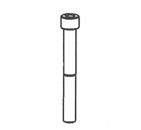 1/4-28 X 2" SOC. SCREW PLATED - Total Finishing Supplies