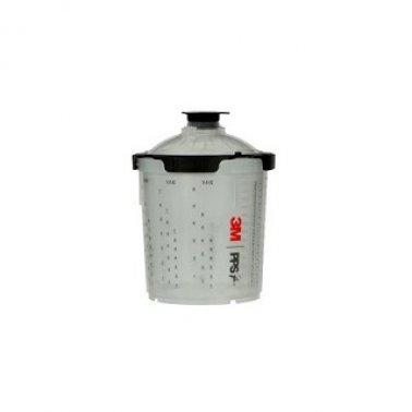 3M Pps Series 2.0 Spray Cup System Kit 200U Micron Filter Large (28 Fl Oz 850 Ml) Paint Preparation