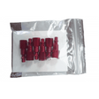 6 Industrial Standard Flow Disconnect Stems - Female Light Duty (Red) Becca Consumables