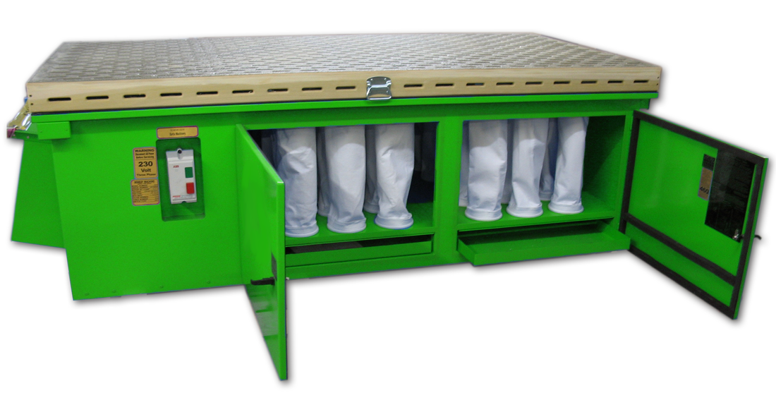 Denray Downdraft Table Model 9600 - Total Finishing Supplies