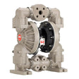 Pro Series 1-1/2 Non-Metallic Diaphragm Pump 100 Gpm Aluminum Center Poly Caps & 3-Piece Manifold