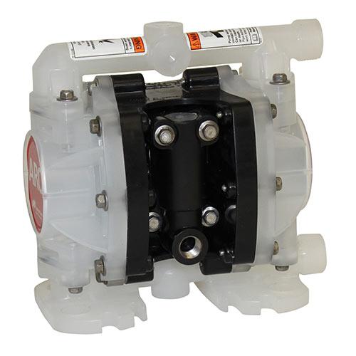 Compact Series 1/4 Non-Metallic Diaphragm Pump 5.3 Gpm Poly Center Npt Bsp Hybrid Connections Wetted