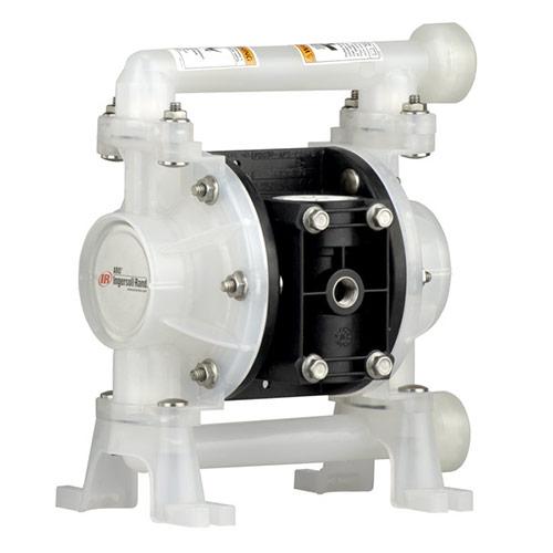 Compact Series 3/8 Non-Metallic Diaphragm Pump 10.6 Gpm Poly Center Single Port Manifold Ss Hardware