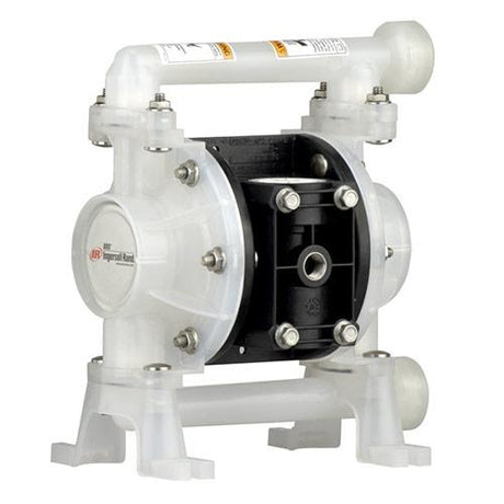 Compact Series 1/2 Non-Metallic Diaphragm Pump 14.4 Gpm Poly Center Single Port Manifold Ss Hardware