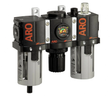 1/2" FRL, 2000 Series, Metal Bowl w/Sight Glass, Auto Drain, 150 SCFM - Total Finishing Supplies