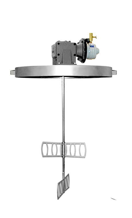 Heavy Duty Back Geared Mixer Unit W/ Cover (1 Id Stainless Steel Collar For Siphon) Agitator