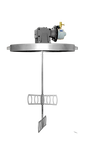 Heavy Duty Back Geared Mixer Unit W/ Cover Agitator