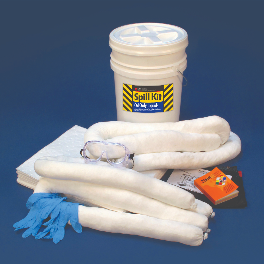 Buffalo Industries 6.5 Gallon Bucket Spill Kits - Total Finishing Supplies