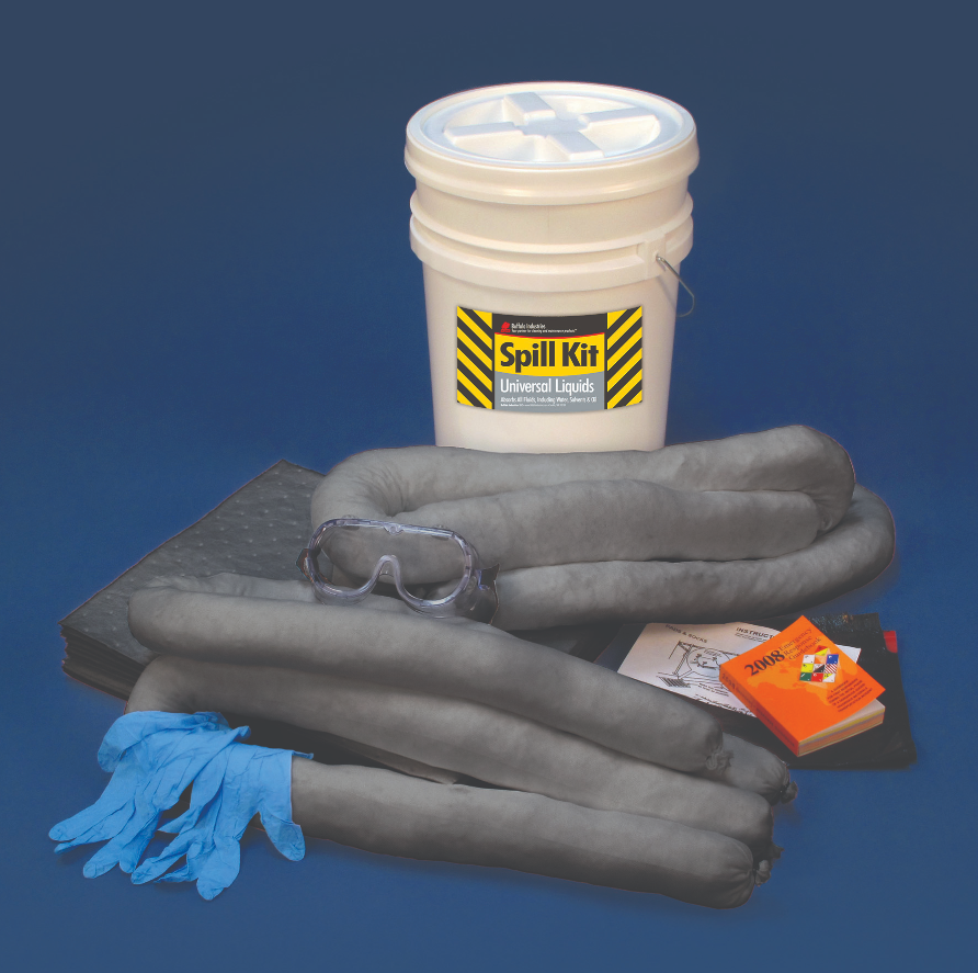 Buffalo Industries 6.5 Gallon Bucket Spill Kits - Total Finishing Supplies