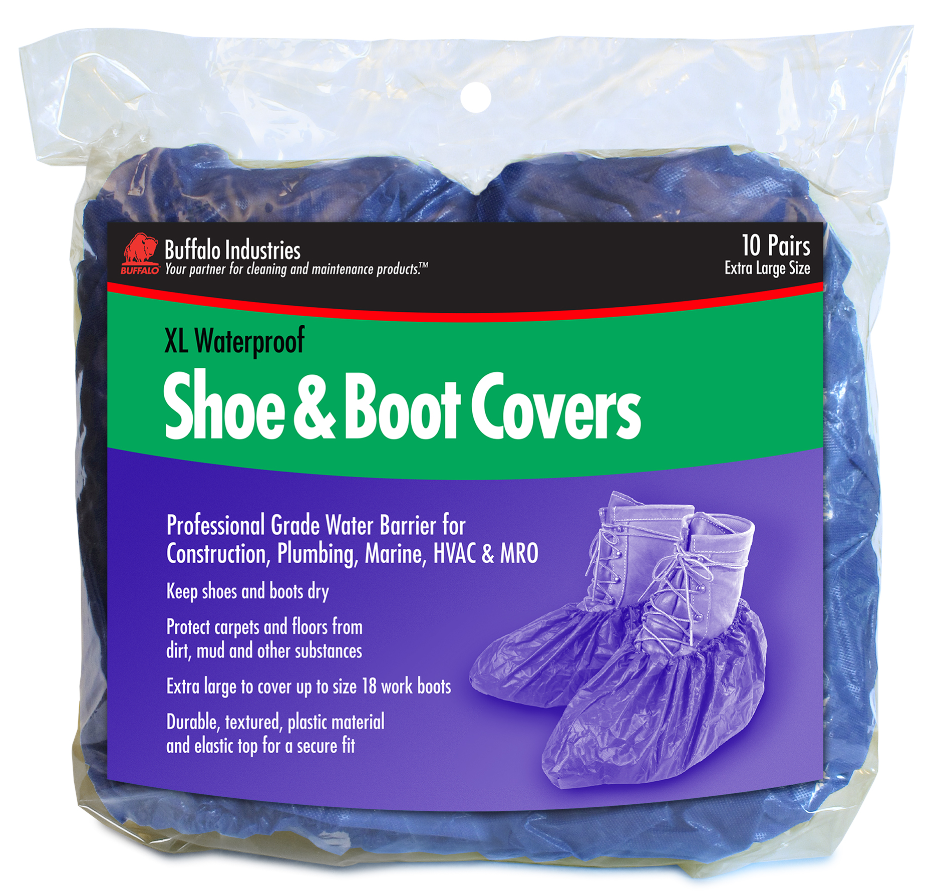 Buffalo Industries XL Economy Shoe and Boot Covers - Total Finishing Supplies