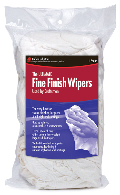 Buffalo Industries Ultimate Fine Finish Wipers Cloth Rags - Total Finishing Supplies