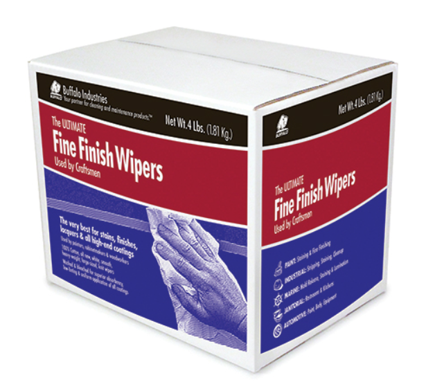 Buffalo Industries Ultimate Fine Finish Wipers Cloth Rags - Total Finishing Supplies