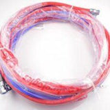 3/16 Aaa Fluid & Air Hose Set - Blue Fluid/red (1885 Psi) Fittings: 1/4 X Nps Females