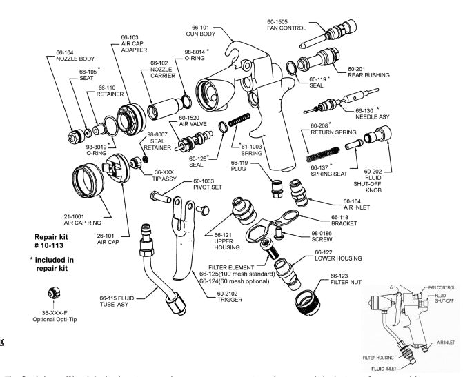 Cougar Air Assist Airless (AAA) Spray Gun - Total Finishing Supplies