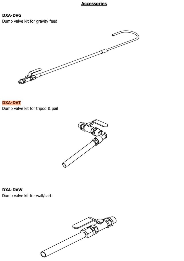 Dump Valve for DX70R3 - Total Finishing Supplies