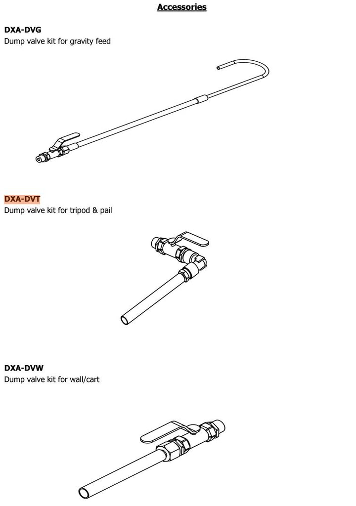 Dump Valve for DX70R3 - Total Finishing Supplies