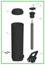 Hero Manual Dispensers - D23 Complete Cartridge w/o Guage - Total Finishing Supplies