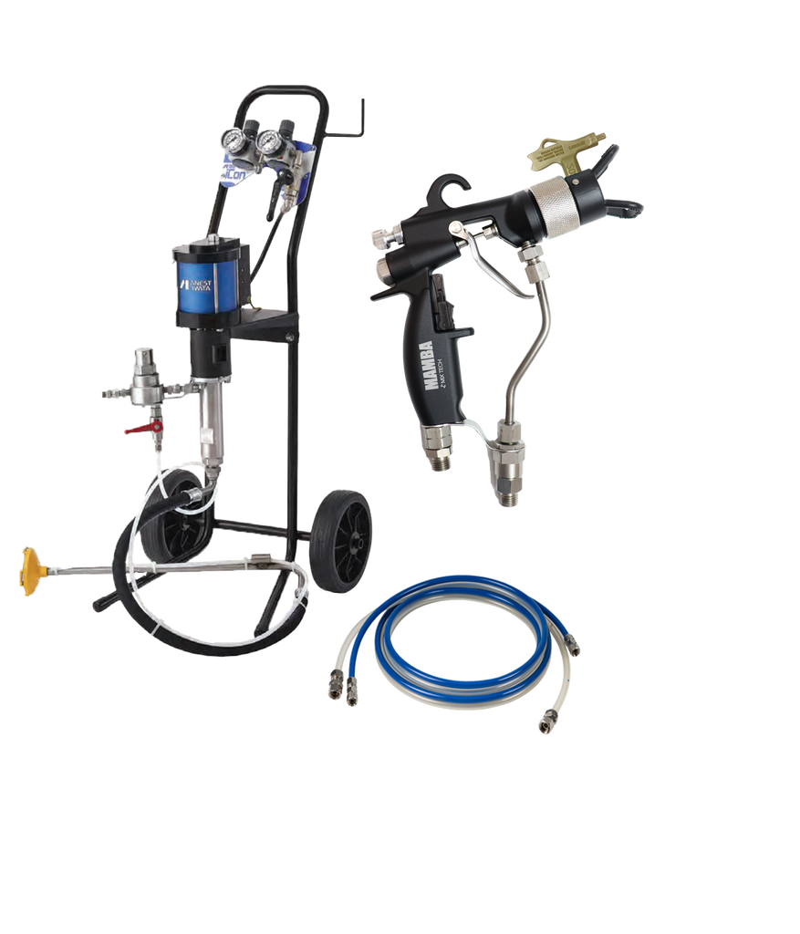 Anest Iwata ICON 30:1 Cart Mounted Pump with MAMBA® AAA Spray Gun - Total Finishing Supplies