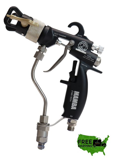 MAMBA® Mix-Tech Air Assisted Airless Manual Spray Gun with Reversible Tip