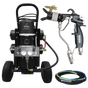 TFS Label Air-Assist-Airless (AAA) 14:1 Peak™ Pump - Cart with Compressor (V Packing) with MAMBA® AAA Spray Gun - Total Finishing Supplies