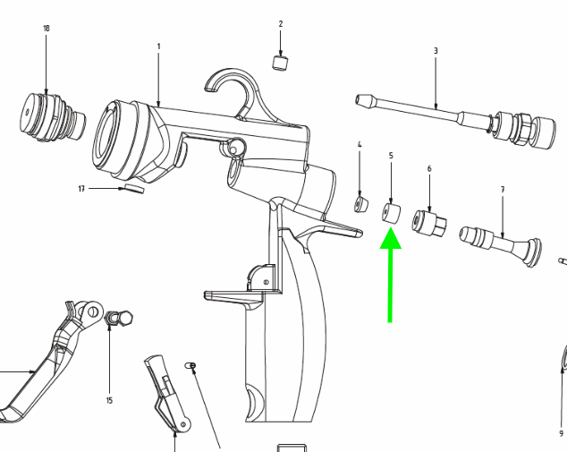 MAMBA® Fluid Needle Gasket - Total Finishing Supplies