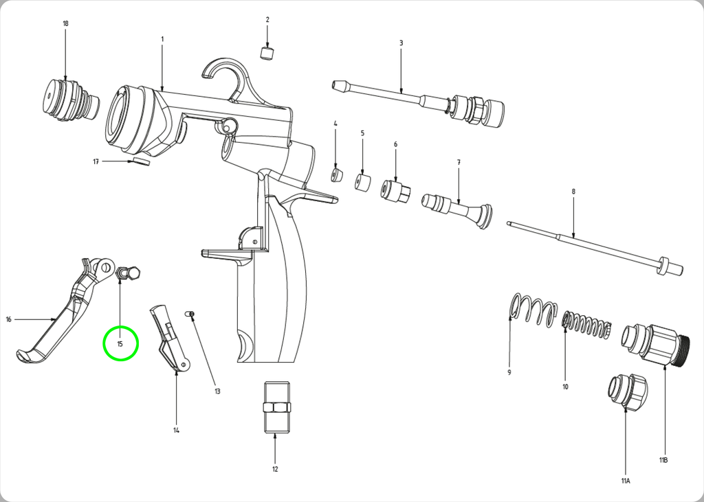 MAMBA® Trigger Pin - Total Finishing Supplies