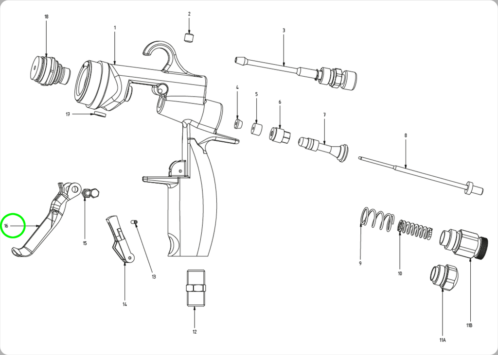 MAMBA® Trigger - Total Finishing Supplies