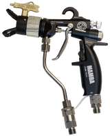 TFS Label Air-Assist-Airless (AAA) 14:1 Peak™ Pump - Cart with Compressor (V Packing) with MAMBA® AAA Spray Gun - Total Finishing Supplies