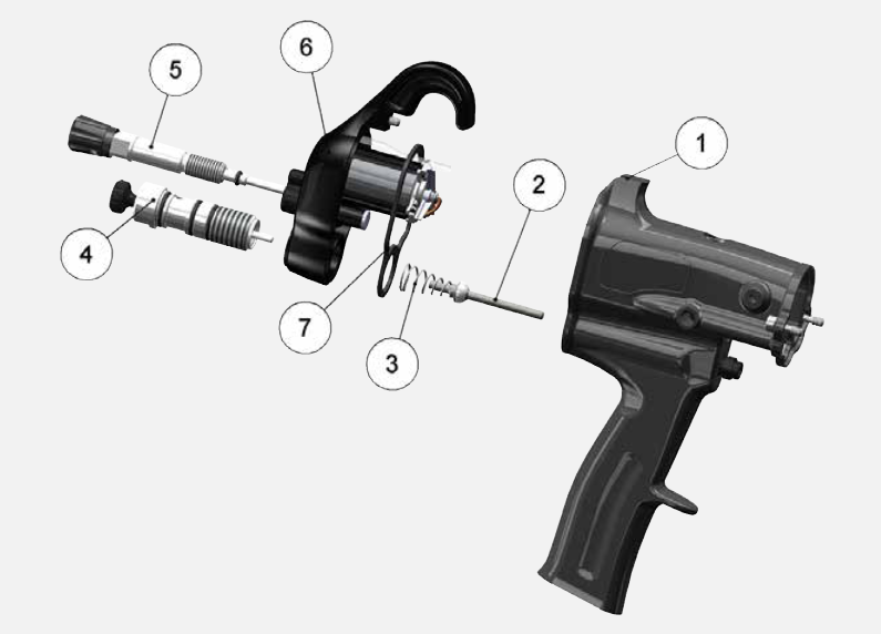 Ransburg RansFlex RFXW Electrostatic Gun - Total Finishing Supplies