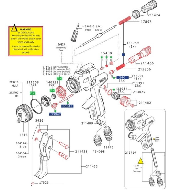 SATAjet 5000 B Trigger Kit - Total Finishing Supplies