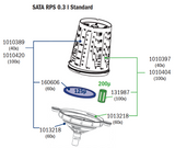 SATA 200 Mesh Plug-In Sieve (100 Pk) - Total Finishing Supplies