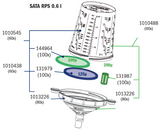 SATA 200 Mesh Plug-In Sieve (100 Pk) - Total Finishing Supplies