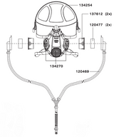 SATA air star C Complete Breathing Tube Assembly - Total Finishing Supplies
