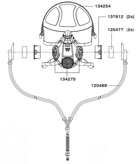 SATA air star C Inhalation & Exhalation Diaphragms - Total Finishing Supplies