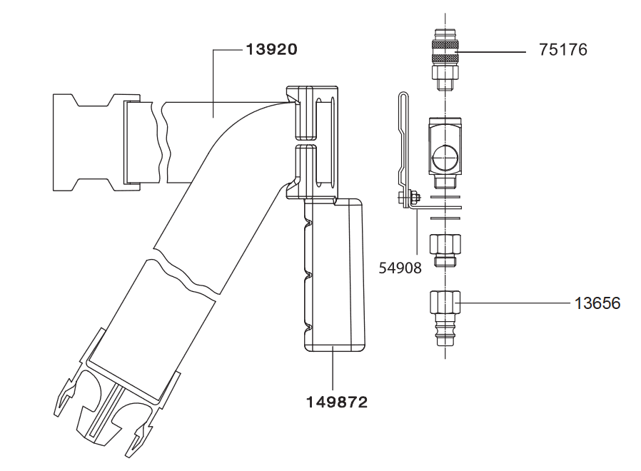 SATA air star C Head Straps - Total Finishing Supplies