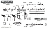 SATAgraph 4 Detail Needle/Fluid Nozzle For Even Finer Detail, 0.25 - Total Finishing Supplies