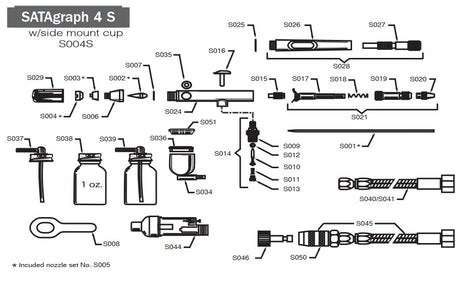 SATAgraph 4 Trigger Valve Spring - Total Finishing Supplies