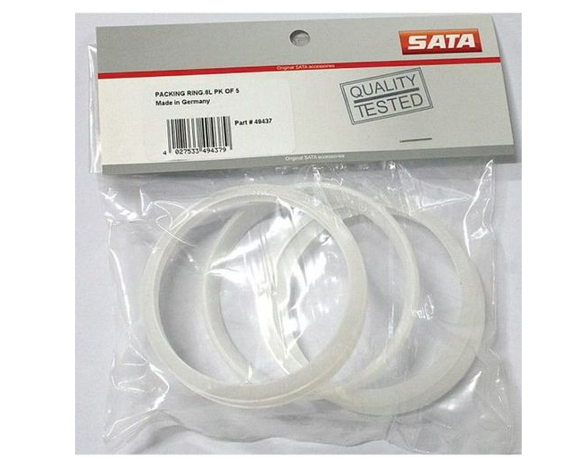 SATAjet 100 B 0.6 Liter Cup Lid Drip Ring (5 Pk) - Total Finishing Supplies