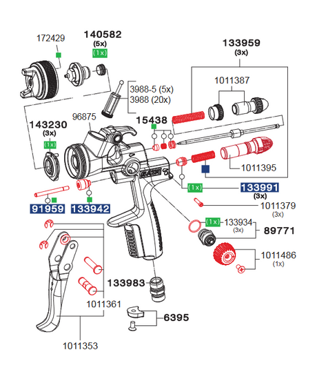 SATAjet 1500 B SoLV Air Micrometer - Total Finishing Supplies