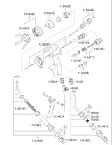SATAjet K 1800 spray mix Protection Against Accidental Contact - Total Finishing Supplies